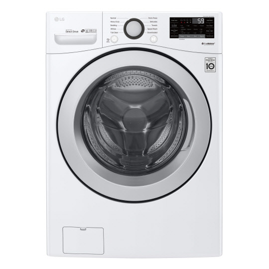 컨슈머리포트가 800달러 이하 드럼 세탁기 1위로 선정한 LG WM3500CW 제품 이미지.  <LG전자 제공>